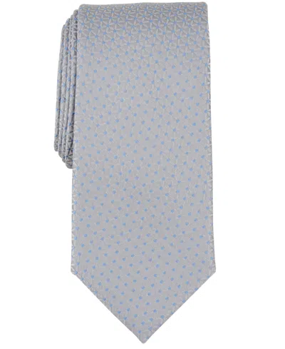 Michael Kors Men's Nester Dot Tie In Silver