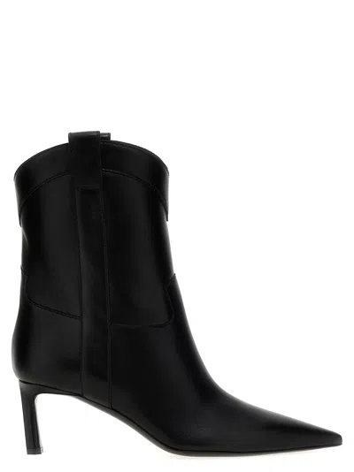 Sergio Rossi Guadalupe Ankle Boots In Black