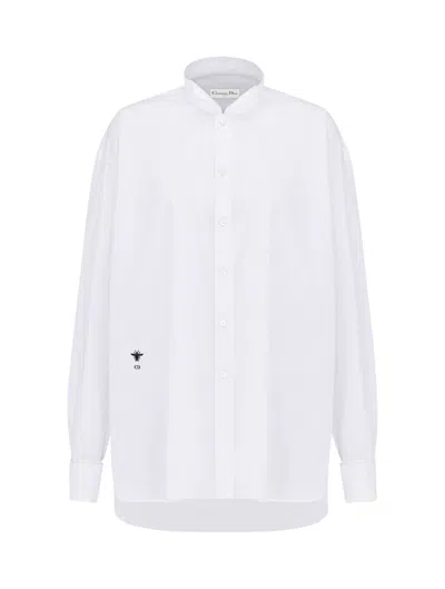 Dior Cotton Poplin Shirt In White