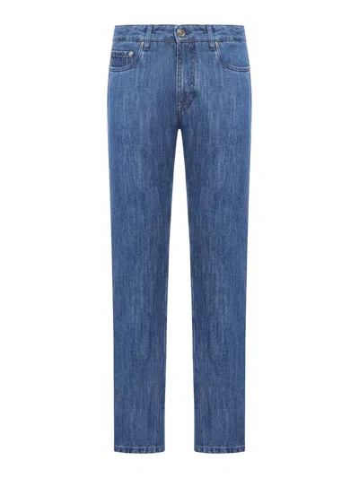 Etro Denim Jeans Roma In Blue