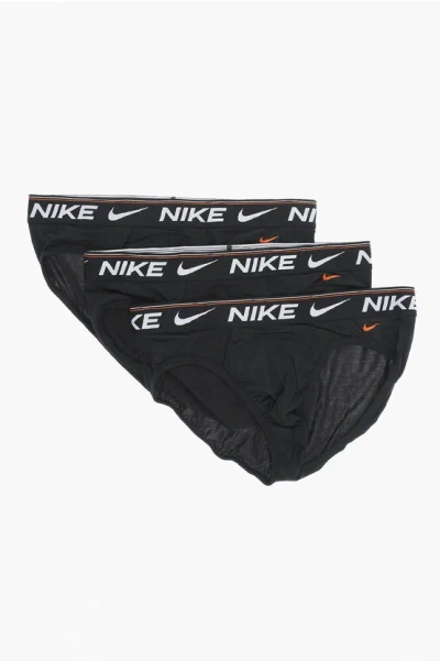 Nike Dri-fit Essential Micro Briefs 3-pack In Black