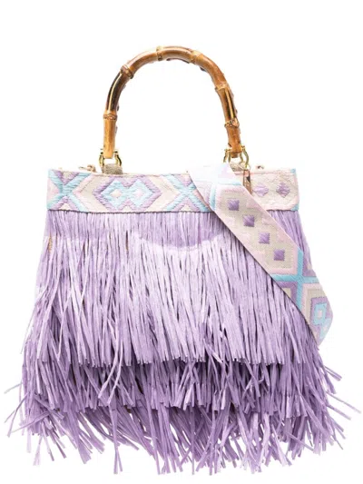 La Milanesa Medium Caipirinha Tote Bag In Violet