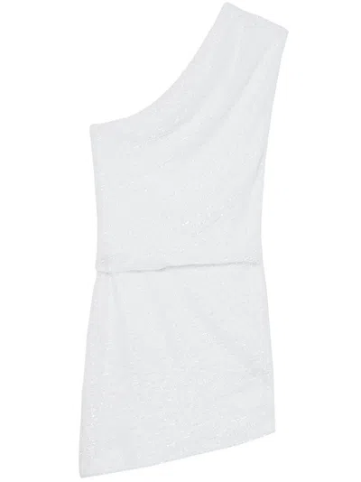 Iro Haidi One Shoulder Mini Dress In White