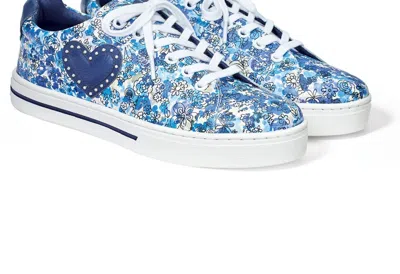 Brighton Flora Sneakers In Blue2 In Multi
