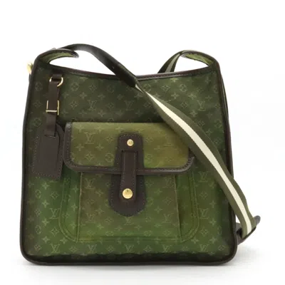 Pre-owned Louis Vuitton Mary Kate Canvas Shoulder Bag () In Green