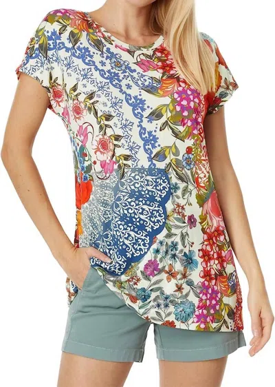 Johnny Was Tango Relaxed Dolman Sleeve Tunic In Multi