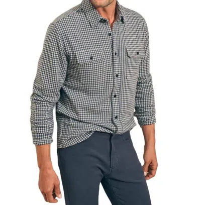 Faherty Legend Sweater Shirt In Encitas Gingham In Multi