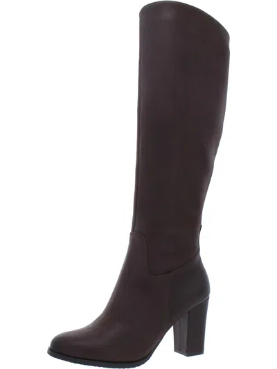 Nydj Sabastin Womens Round Toe Zipper Closure Thigh-high Boots In Multi