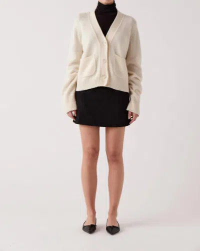 Sophie Rue Kennedy Cardigan In Off White