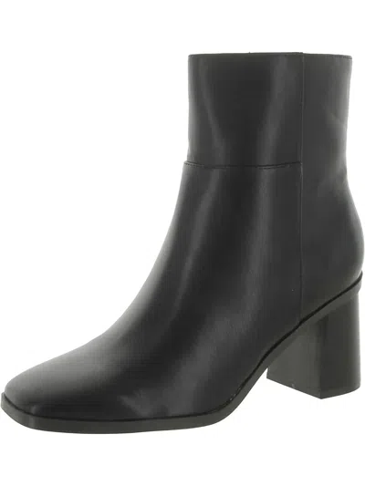 Bandolino Mayi 3 Womens Faux Leather Zipper Ankle Boots In Black