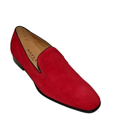 Mezlan Men's Slip On Loafer In Red