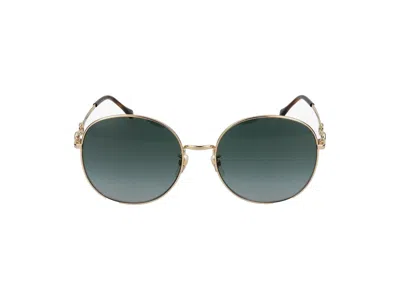 Gucci Sunglasses In Gold Gold Grey