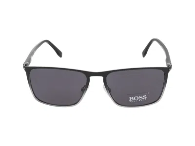 Hugo Boss Sunglasses In Black Matte Grey