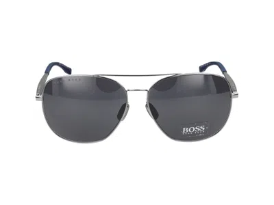 Hugo Boss Sunglasses In Ruthenium