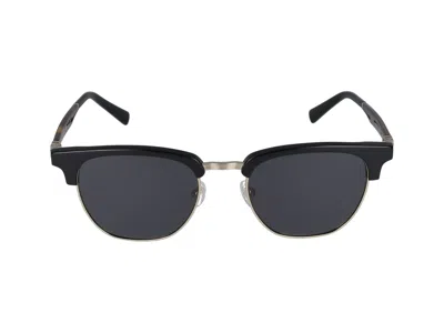 Ferragamo Salvatore  Sunglasses In Black/gold