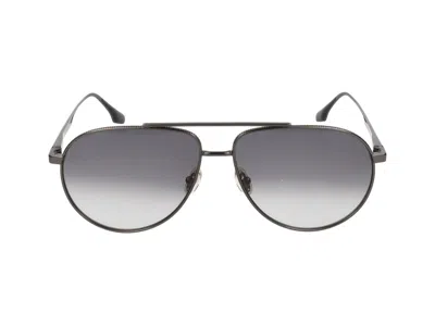 Victoria Beckham Sunglasses In Gun/grey Gradient
