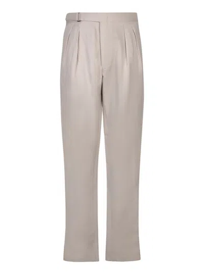 Canali Trousers In Beige