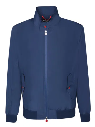 Kiton Jackets In Blue