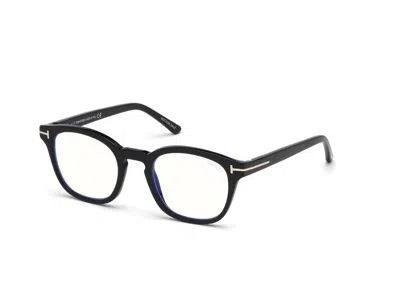 Tom Ford Eyeglasses In Glossy Black/blue