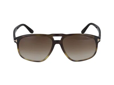 Tom Ford Sunglasses In Havana/brown Grad