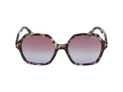 Tom Ford Sunglasses In Havana Colored/ Mirrored