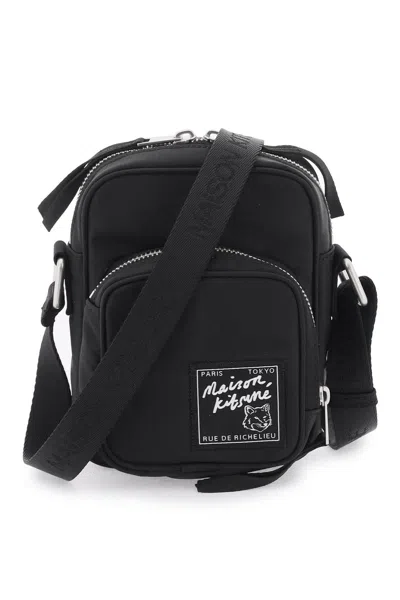 Maison Kitsuné Maison Kitsune 's Crossbody Bag In 黑色的