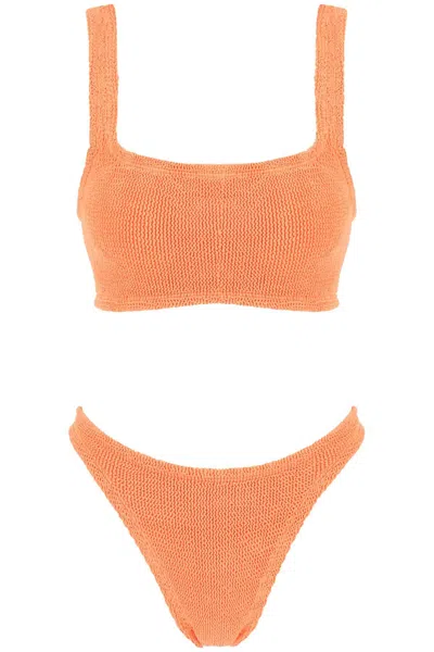 Hunza G . Xandra Bikini Set In 橙色，fluo