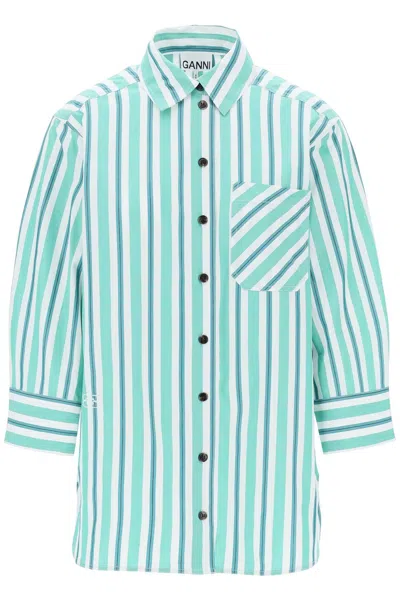 Ganni Shirt  Woman Color Mint