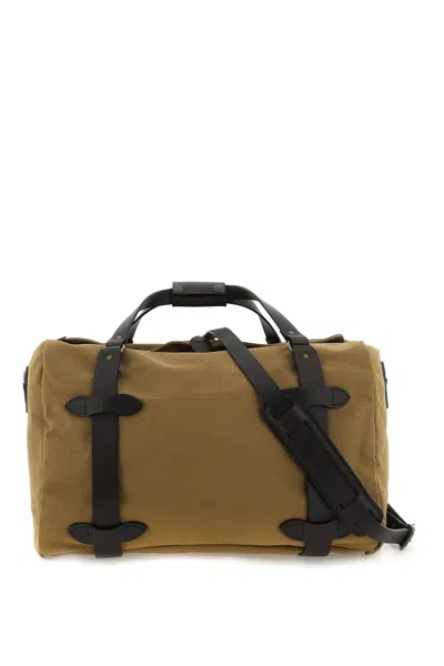 Filson Cotton Twill Duffle Bag In 浅褐色的