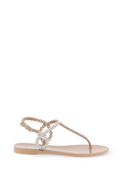 Aquazzura Sandals In Beige