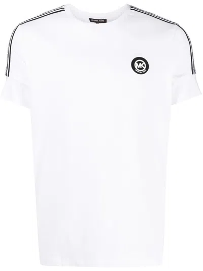 Michael Kors New Evergreen Logo Tee In White