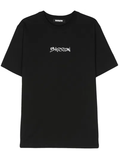 Barrow Logo-print Cotton T-shirt In ブラック