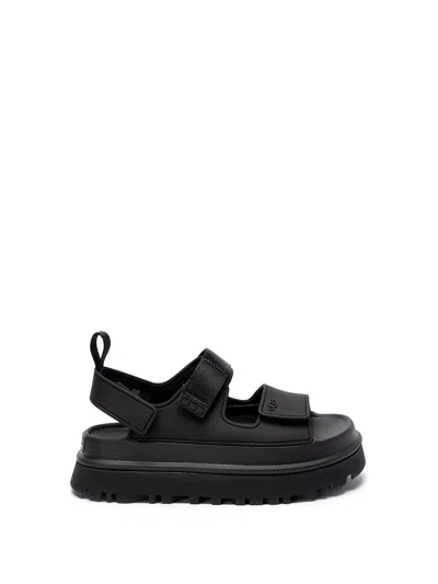 Ugg Goldenglow Sandals In Black