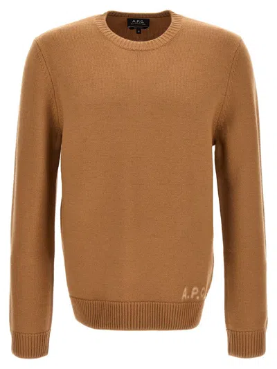 Apc Edward Sweater In Beige