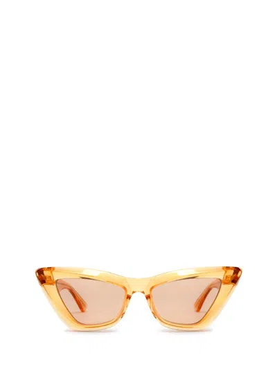Bottega Veneta Sunglasses In Orange