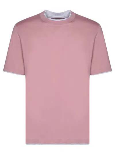 Brunello Cucinelli T-shirts In Pink