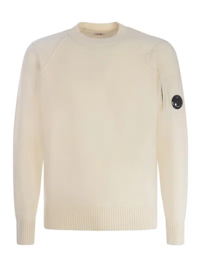 C.p. Company Sweater  In Crema