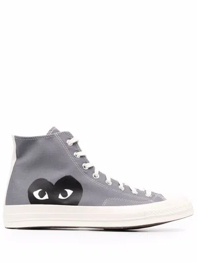 Comme Des Garçons Play Sneakers With Heart In Grey
