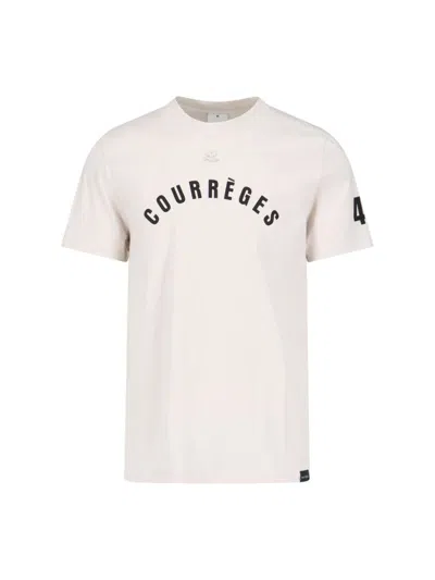 Courrèges T-shirts And Polos In Beige