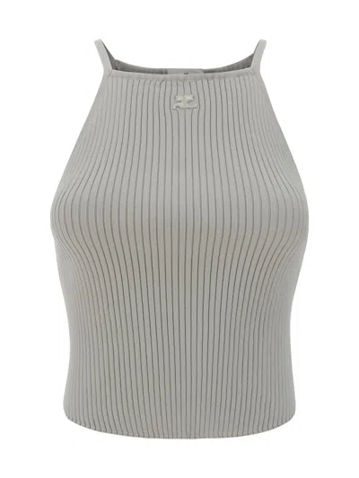 Courrèges Top In Grey