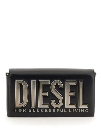 Diesel Biscotto Shoulder Bag M Shoulder Bag In Black