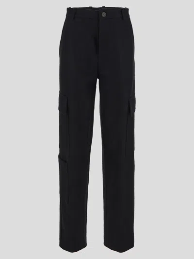 Erika Cavallini Semi-couture Trousers In Black