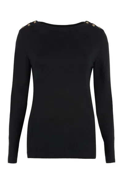 Gucci Cashmere Jumper In Black