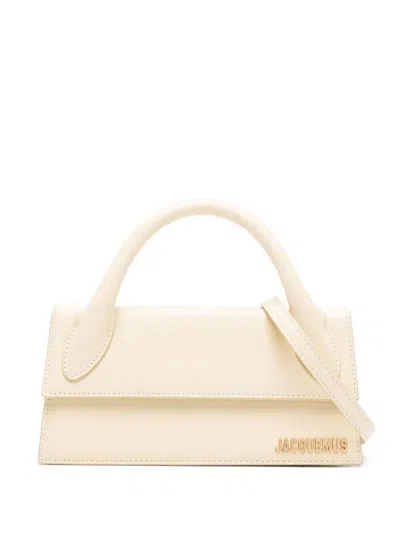Jacquemus Le Chiquito Long Bags In Nude & Neutrals