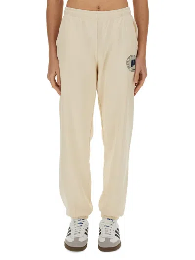 Sporty And Rich Sporty & Rich Jogging Pants Unisex In Beige