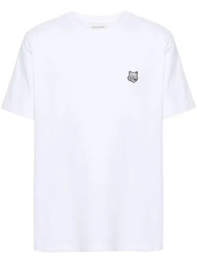 Maison Kitsuné Fox Logo T-shirt Clothing In White