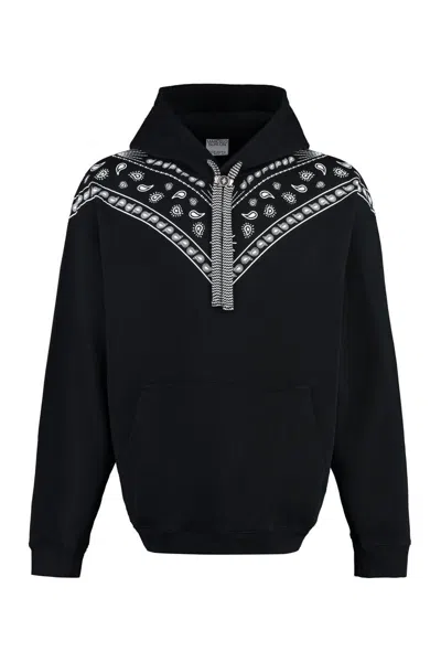 Marcelo Burlon County Of Milan Hooded Sweatshirt In Black