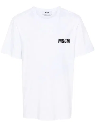 Msgm T-shirt In White