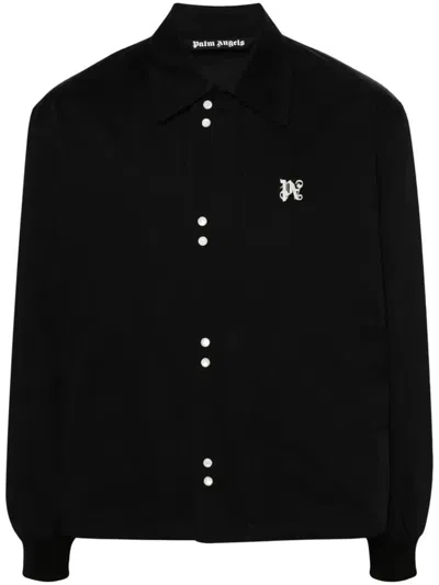 Palm Angels Jacket Clothing In Black