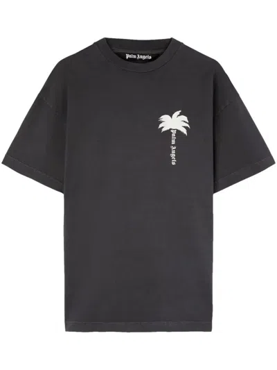 Palm Angels T-shirts In Grey